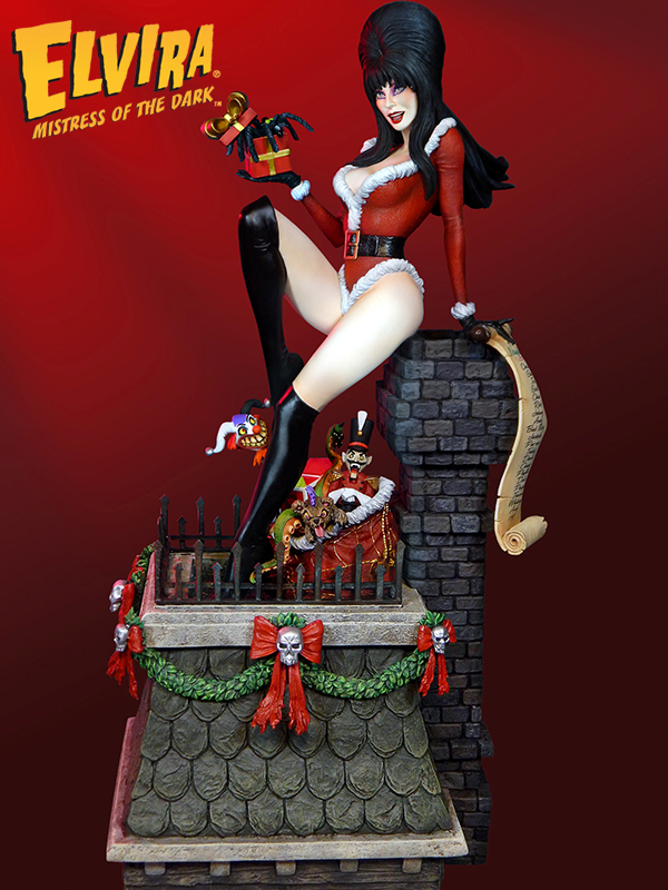 elvira 39 s scary christmas tweeterhead christmas certificate